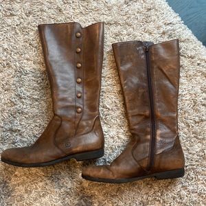 Born: Marrone Sage Brown Knee-high boots